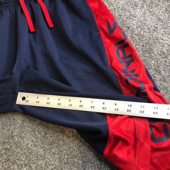 Nike St Louis Cardinals Shorts Mens Blue Baggy Pockets BSBL Stretch - Picture 9 of 12